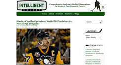 Desktop Screenshot of intelligenthockey.com